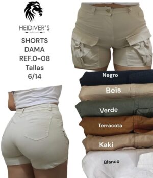 Short cargo de dama