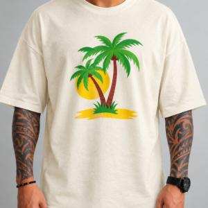 Camiseta PALMAS OVERSIZE premium